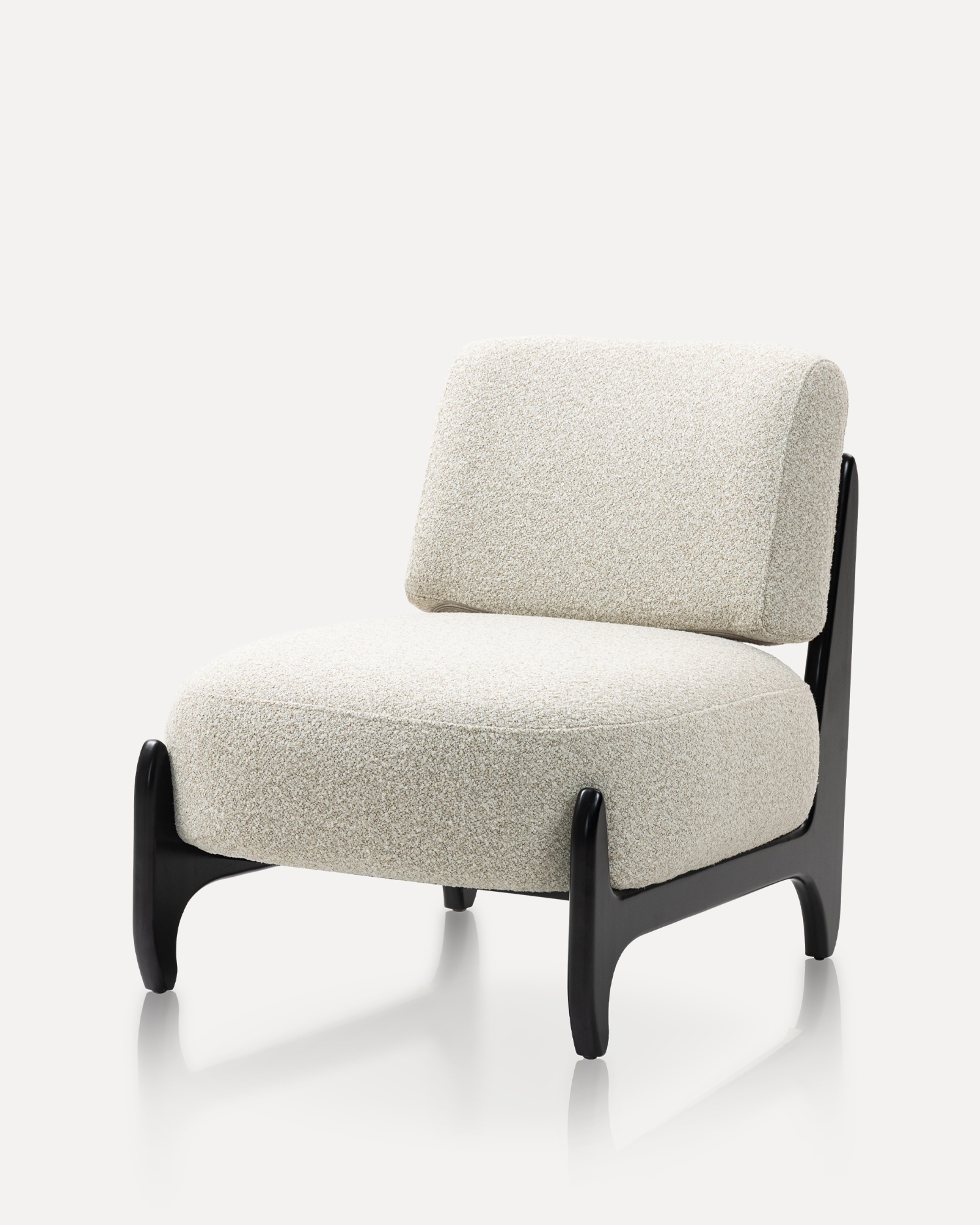 Cushioned fovere lignum sellam