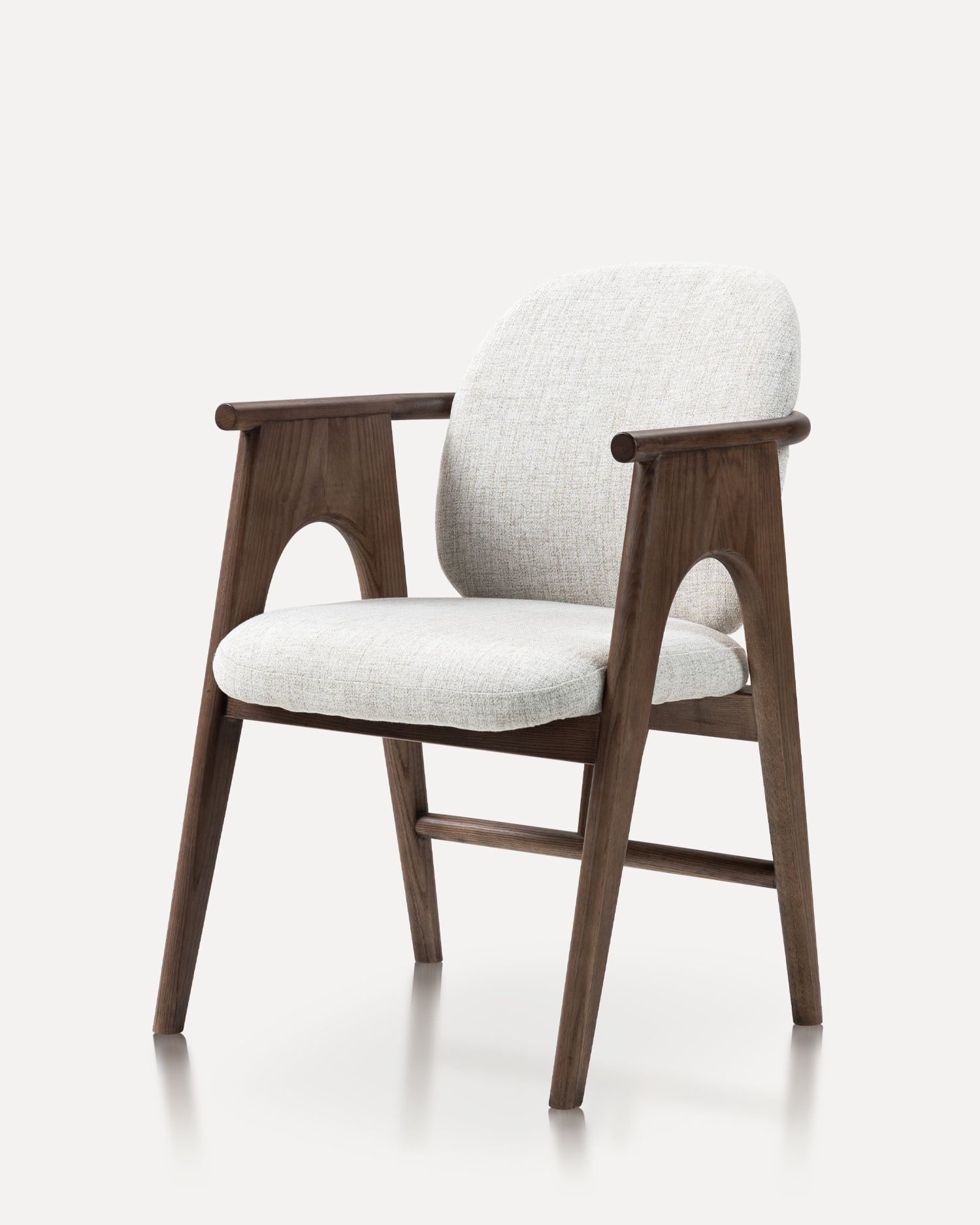 Elegans upholstered lignum sellam