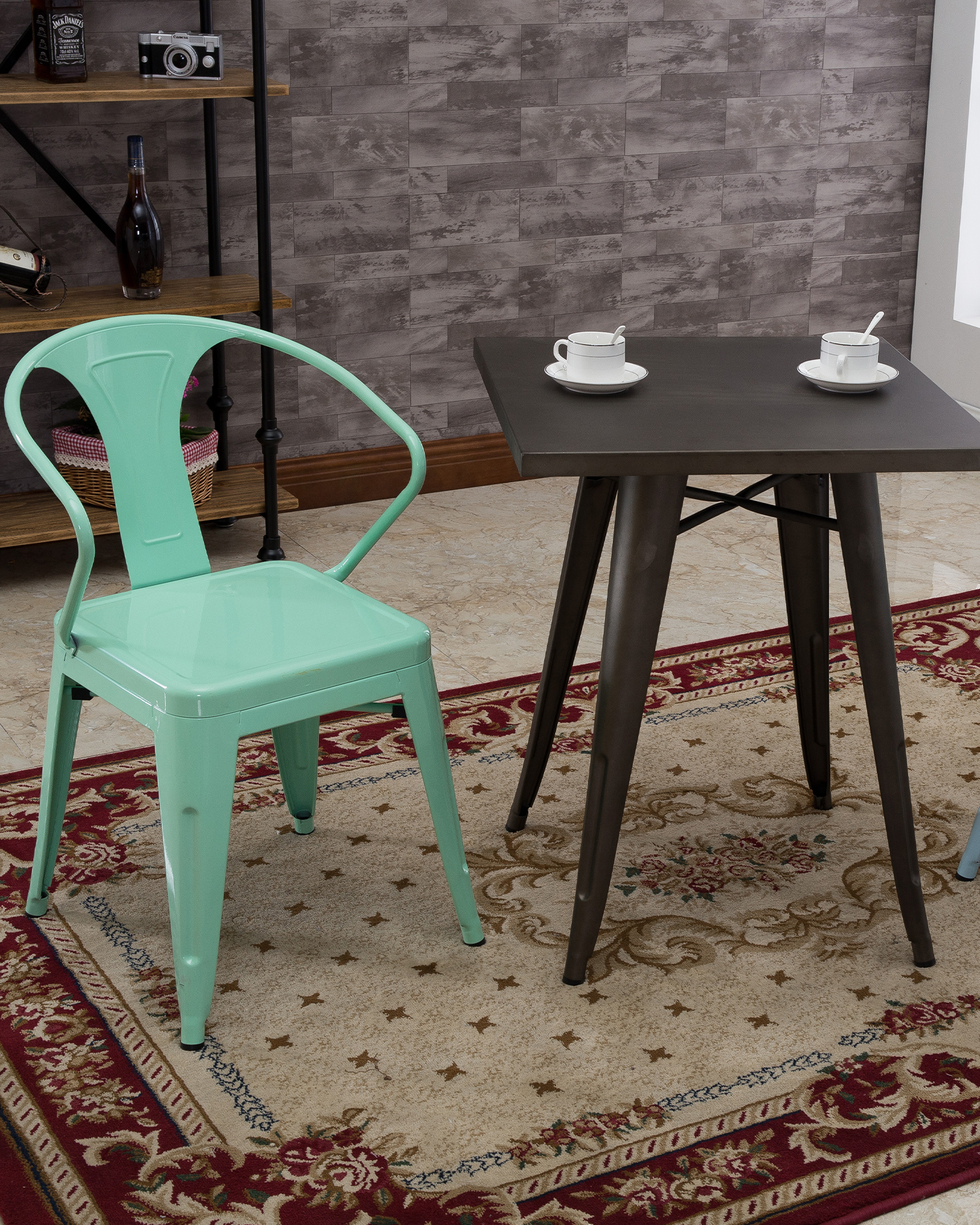 Kessinger Style Rubrum Metal Table Kessinger Style Rubrum Metal Table